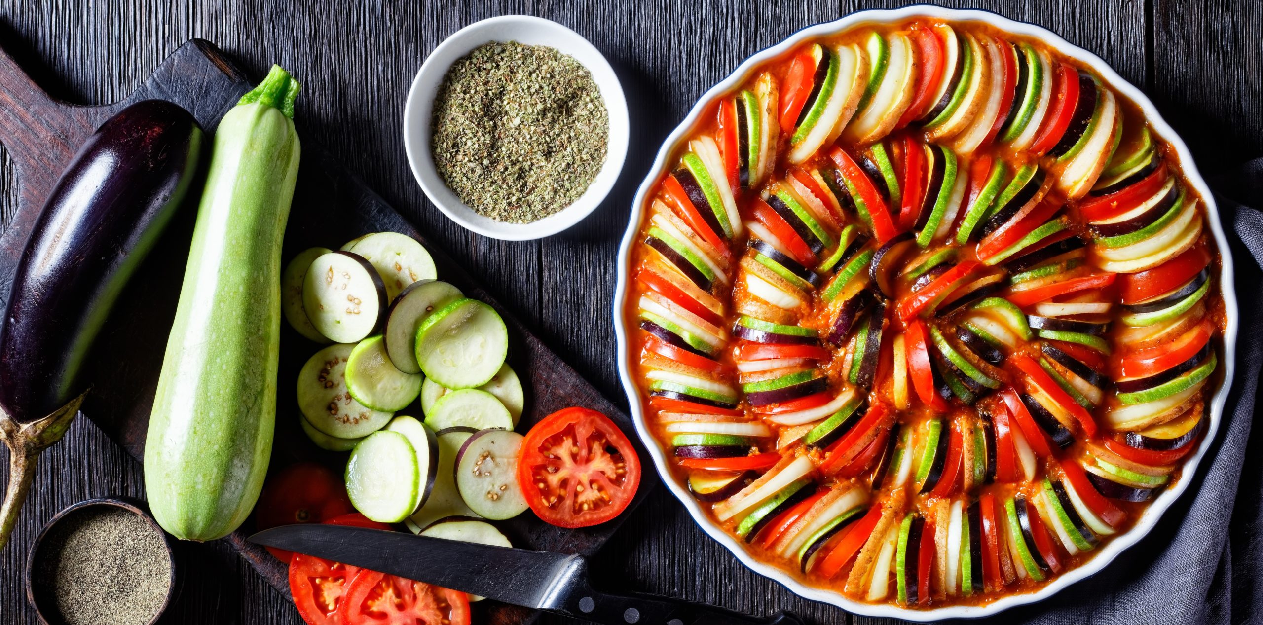 Ratatouille maison avec ses légumes du potager Gardencenter ch